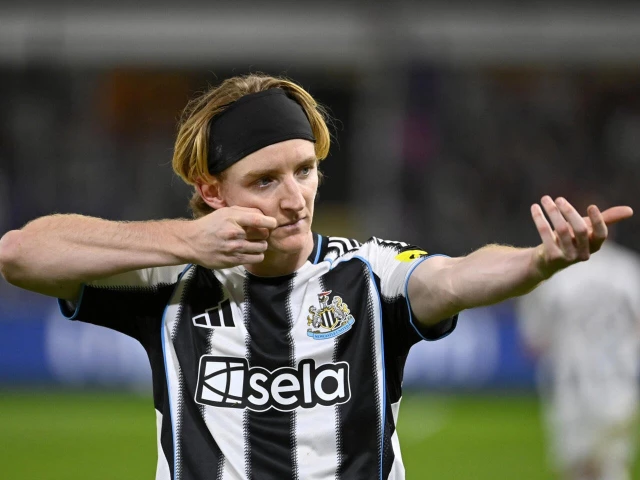 anthony gordon scored twice from the spot as newcastle won in belgium photo afp