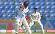campbell hits maiden test ton as west indies defy india