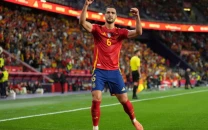 merino double helps spain thrash bulgaria merino double helps spain thrash bulgaria