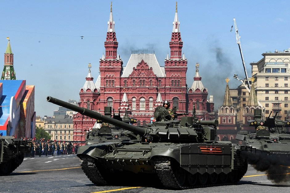 buk m2 air defence missile systems parade through red square photo afp