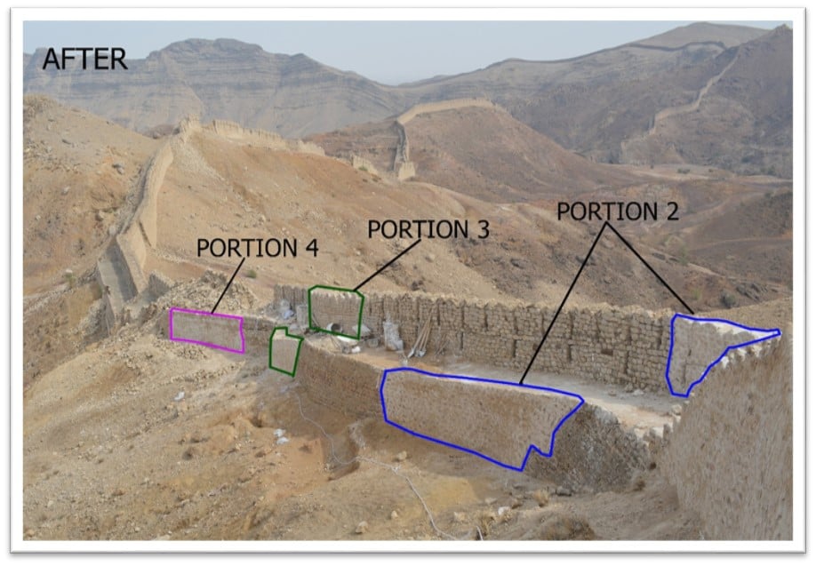 A view of the fort showing some of the restored portions. PHOTO: COURTESY ENDOWMENT FUND TRUST