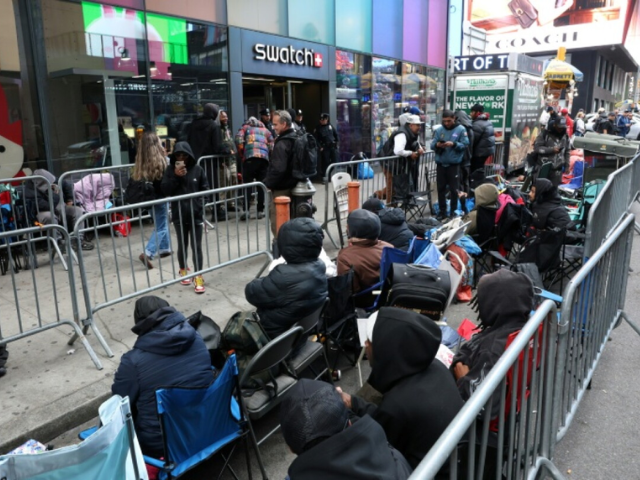 Photo: Queue outside Swatch/AFP