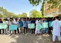 the protests were organised by islami jamiat e talaba and a students alliance for the mismanagement at the karachi university photo jamiat karachi fb page