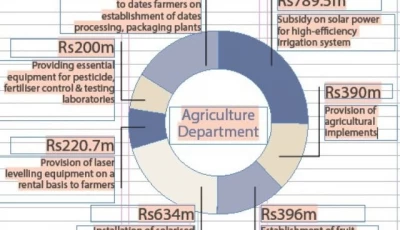sindh agriculture gets rs133b