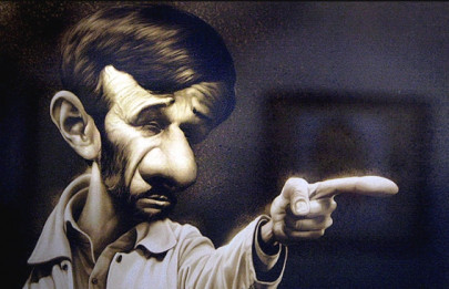 ahmadinejad the granny in the drawing room