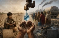 the water beneath is running out