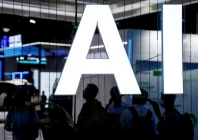 an ai sign is seen at the world artificial intelligence conference in shanghai china july 6 2023 reuters