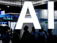 an ai sign is seen at the world artificial intelligence conference in shanghai china july 6 2023 reuters
