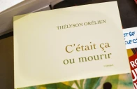 a copy of the book c etait ca ou mourir a novel by author thelyson orelien is displayed on a table inside a bookstore in paris france september 22 2026 photo reuters