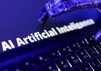 the words ai artificial intelligence a keyboard and a robotic hand are shown in this illustration created on june 5 2026 reuters