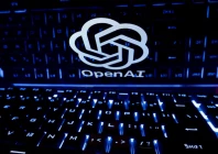 a keyboard is placed in front of a displayed openai logo in this illustration taken february 21 2023 reuters