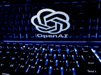 a keyboard is placed in front of a displayed openai logo in this illustration taken february 21 2023 reuters