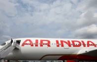 branding for air india is seen on an airbus a350 900 at the farnborough international airshow in farnborough britain july 24 2024 photo reuters