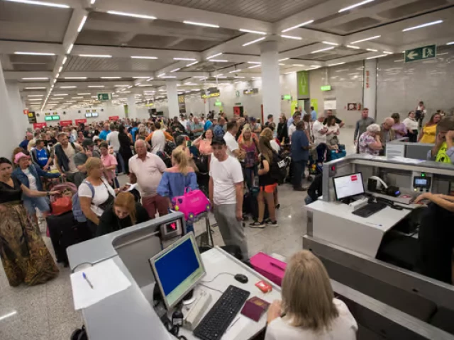 hundreds of holidaymakers have been left stranded in palma airport after flights were cancelled photo afp hundreds of holidaymakers have been left stranded in palma airport after flights were cancelled photo afp