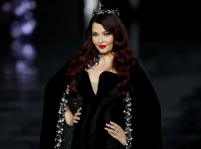 aishwarya rai bachchan stuns at paris fashion week runway in regal black velvet look aishwarya rai bachchan stuns at paris fashion week runway in regal black velvet look