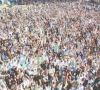 people chant slogans as they gather to attend the funeral of men who were killed during a protest following a shutter down strike in muzaffarabad photo reuters