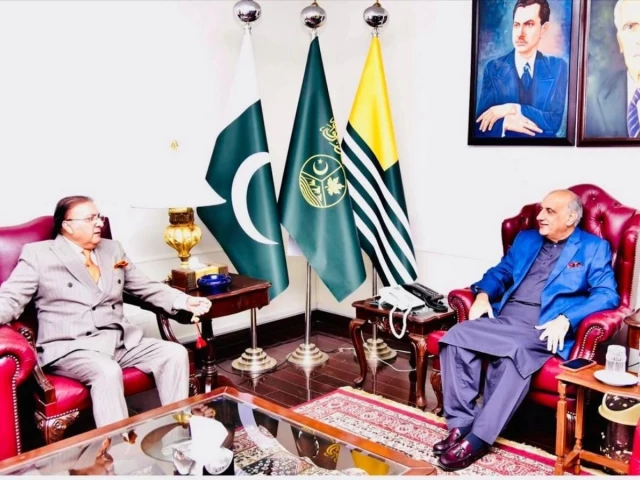 AJK President Naqi, chief justice stress respect among state institutions, strengthening rule of law