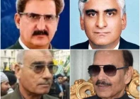 the four members elected unopposed to the azad jammu and kashmir council on october 2 2026 photo express