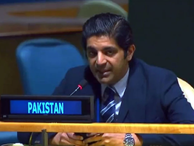 jawad ajmal counsellor at pakistan s un mission said the march attack on the jaffer express was supported by outside elements photo radio pakistan jawad ajmal counsellor at pakistan s un mission said the march attack on the jaffer express was supported by outside elements photo radio pakistan
