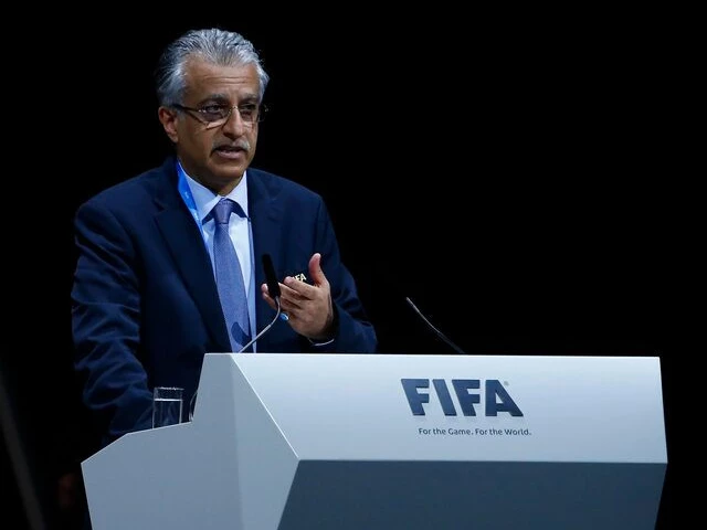 fifa presidential candidate sheikh salman bin ebrahim al khalifa of bahrain makes a speech during the extraordinary fifa congress in zurich switzerland february 26 2016 photo reuter fifa presidential candidate sheikh salman bin ebrahim al khalifa of bahrain makes a speech during the extraordinary fifa congress in zurich switzerland february 26 2016 photo reuter