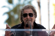 actor al pacino speaks during the unveiling ceremony of actor jessica chastain s star on the hollywood walk of fame in los angeles california u s september 4 2025 photo reuters