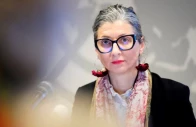 un special rapporteur for the occupied palestinian territories francesca albanese gives a press conference at the un city in copenhagen denmark february 5 2025 photo reuters
