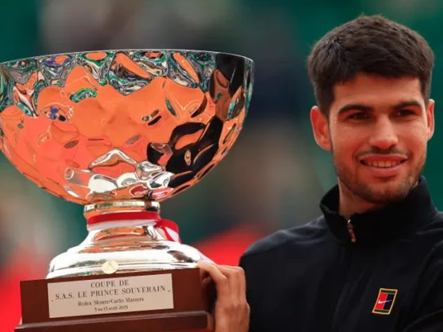 carlos alcaraz wins his sixth masters and first monte carlo title by defeating lorenzo musetti at the monte carlo country club in roquebrune cap martin france photo reuters carlos alcaraz wins his sixth masters and first monte carlo title by defeating lorenzo musetti at the monte carlo country club in roquebrune cap martin france photo reuters