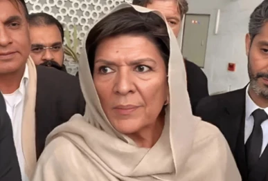 aleema khan the sister of pti founding chairman imran khan photo express file