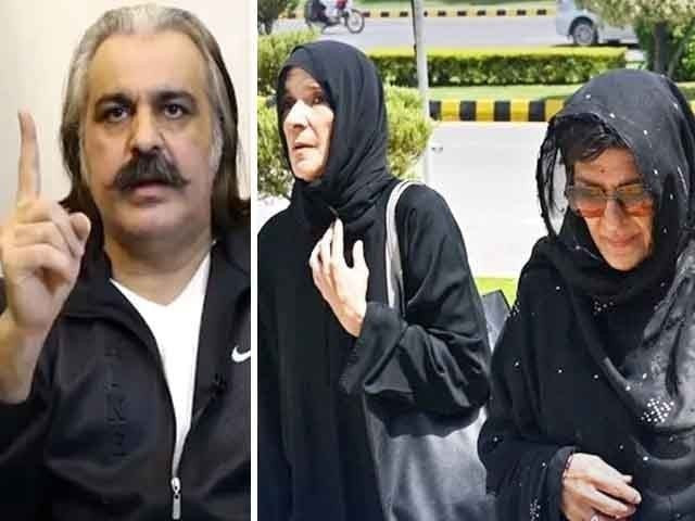 imran khan s sisters handed over to police on remand warrants issued for gandapur imran khan s sisters handed over to police on remand warrants issued for gandapur