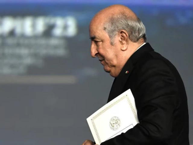 algerian president abdelmadjid tebboune attends a session of the st petersburg international economic forum spief in saint petersburg russia june 16 2023 photo reuters algerian president abdelmadjid tebboune attends a session of the st petersburg international economic forum spief in saint petersburg russia june 16 2023 photo reuters
