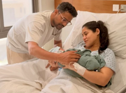 ali gul pir announces birth of son salar calls wife greatest blessing