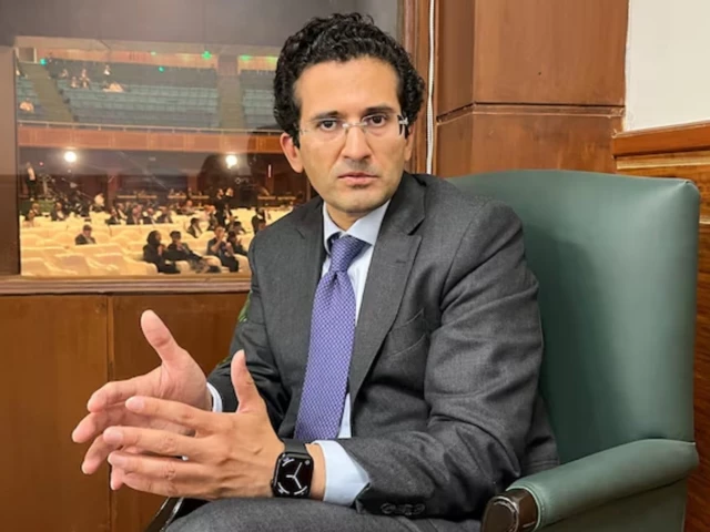 minister for petroleum and natural resources ali pervaiz malik speaks during an interview with reuters during the pakistan minerals investment forum 2025 in islamabad pakistan april 8 2025 photo reuters minister for petroleum and natural resources ali pervaiz malik speaks during an interview with reuters during the pakistan minerals investment forum 2025 in islamabad pakistan april 8 2025 photo reuters