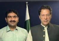 pti lawyer ali zaman with pti founder imran khan photo junaid akram x post