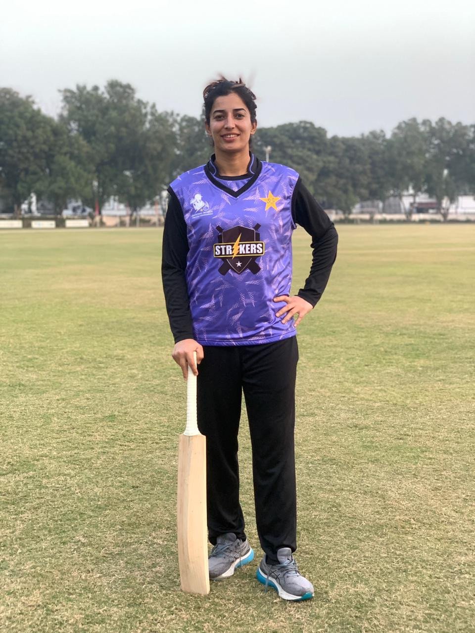 Aliya riaz 101 not out v challengers. PHOTO: PCB