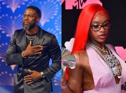 sexyy red surprises kevin hart with height in viral backstage face off sexyy red surprises kevin hart with height in viral backstage face off