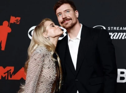 mrbeast and fianc e thea booysen make red carpet appearance at 2025 mtv vmas mrbeast and fianc e thea booysen make red carpet appearance at 2025 mtv vmas