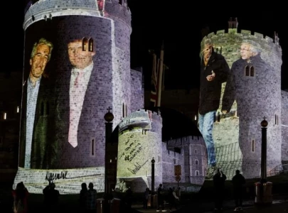 trump and epstein images projected onto windsor castle alongside prince andrew ahead of state visit trump and epstein images projected onto windsor castle alongside prince andrew ahead of state visit