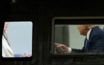 donald and melania trump s marine one conversation draws attention after un visit