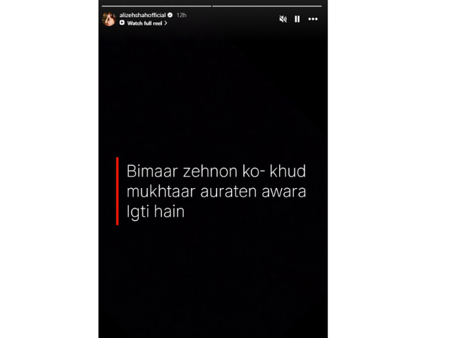 PHOTO: alizehshahofficial/Instagram