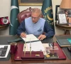 president dr arif alvi denies having signed official secrets act amendment act 2023 and army act amendment 2023 he is pictured here giving the green signal to recently passed pemra amendment law photo pid file
