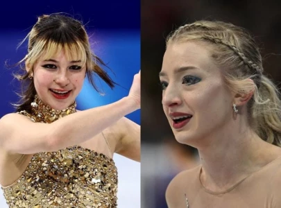 alysa liu and amber glenn seen recreating viral miss grand thailand dance