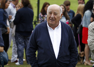 In this July 30, 2016 photo, Amancio Ortega Gaona, founding shareholder ofÂ InditexÂ fashion group, best known for its chain ofÂ ZaraÂ clothing and accessories retail shops, walks during the Casas Novas International Jumping Show in Arteixo, A CoruÃ±a, in the Galicia region of northwest Spain.