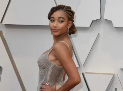 watch the acolyte star amandla stenberg s adorable reaction to a message from hayden christensen watch the acolyte star amandla stenberg s adorable reaction to a message from hayden christensen