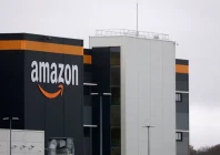 the logo of amazon is seen at the company s logistics center in bretigny sur orge near paris france november 28 2025 reuters