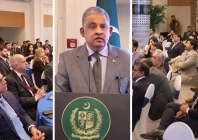 pakistan s ambassador to the united states rizwan saeed sheikh addresses the pakistan us tech connect 2026 forum in washington photo x