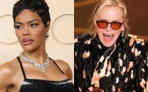 watch teyana taylor and amy madigan cheer for each other s big award moments