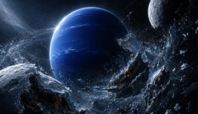 ancient disaster for neptune s moons observed ancient disaster for neptune s moons observed