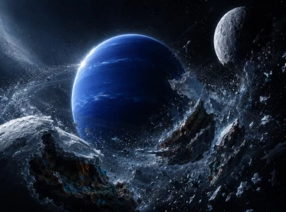 ancient disaster for neptune s moons observed ancient disaster for neptune s moons observed