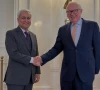 additional secretary of the ministry of foreign affairs tahir andrabi l with russia s deputy foreign minister sergey ryabkov r on may 19 2026 photo mofa x