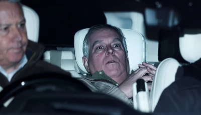 andrew mountbatten windsor younger brother of britain s king charles formerly known as prince andrew leaves aylsham police station on a vehicle on the day he was arrested on suspicion of misconduct in public office after the us justice department released more records tied to the late financier and convicted sex offender jeffrey epstein in aylsham britain photo reuters